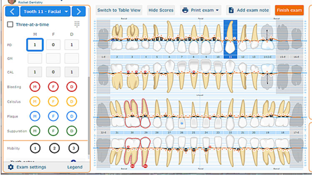 Periodontal Chart Forms